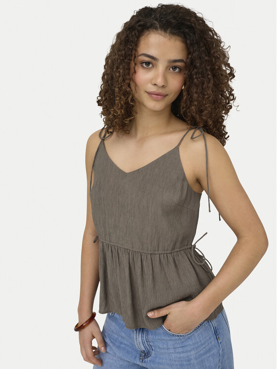 ONLY ONLY Top Nele 15370325 Tmavě béžová Regular Fit