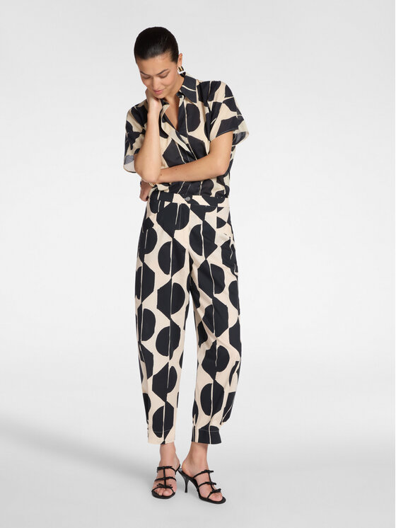 Elena Mirò Elena Mirò Camicia 5000E100115N001 Nero Regular Fit