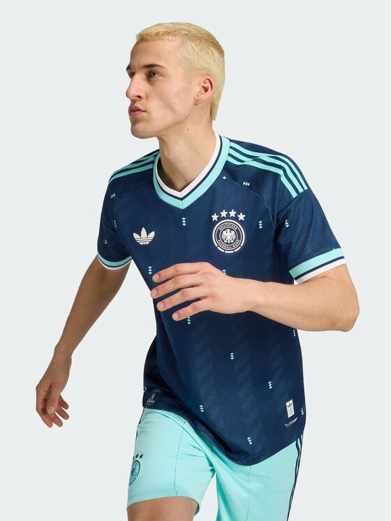 adidas adidas Koszulka techniczna 161908 Niebieski jasny Slim Fit