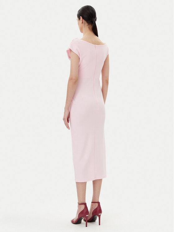 Rinascimento Rinascimento Коктейльна сукня CFC0019898002 Рожевий Regular Fit