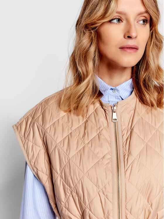 Weekend Max Mara Weekend Max Mara Kamizelka Rubiera 52910127 Beżowy Regular Fit
