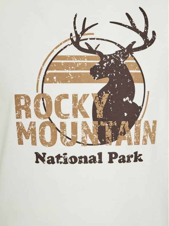 Outhorn Outhorn T-särk OTHAW23TTSHM0940 Valge Regular Fit