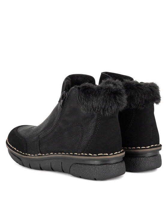 Rieker Rieker Botine 73352-00 Negru