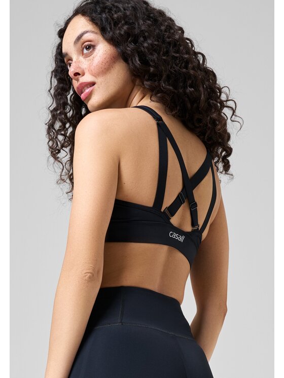 Casall Casall Biustonosz sportowy Multifunctional Straps Sports Bra Czarny