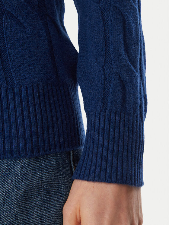 Tommy Hilfiger Tommy Hilfiger Džemper WW0WW43586 Tamnoplava Regular Fit