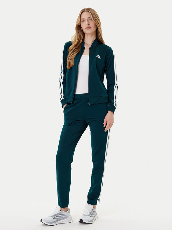 adidas adidas Trenerka Essentials 3-Stripes JX0505 Zelena Regular Fit