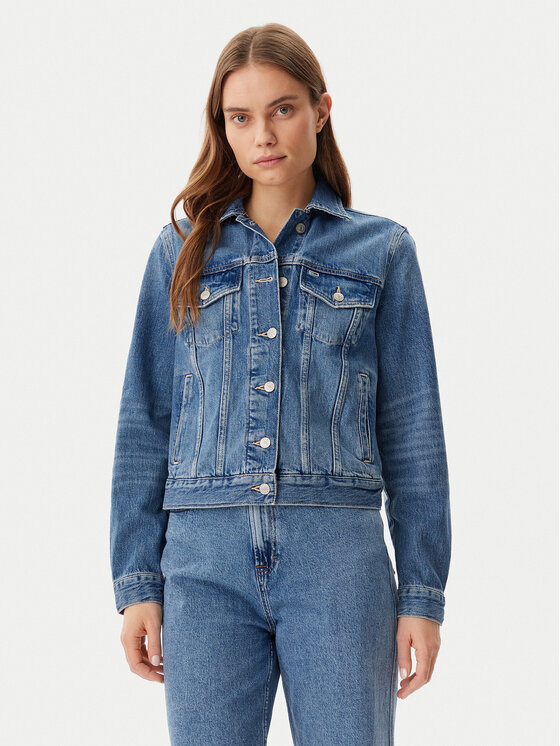 Tommy Jeans Tommy Jeans Farmer kabát DW0DW20570 Kék Regular Fit
