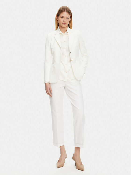 Max Mara Leisure Max Mara Leisure Chino 2516781047650 Bijela Regular Fit