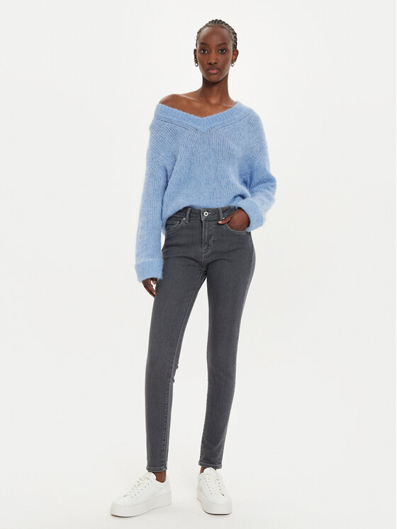 Pepe Jeans Pepe Jeans Jeansy PL204728 Szary Skinny Fit