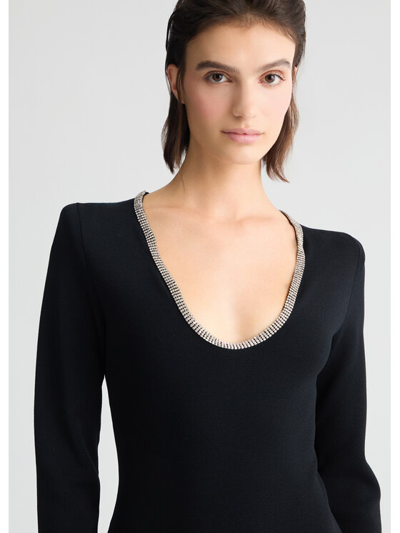 Liu Jo Liu Jo Vestito da giorno WA5039MS55N22222 Nero Regular Fit