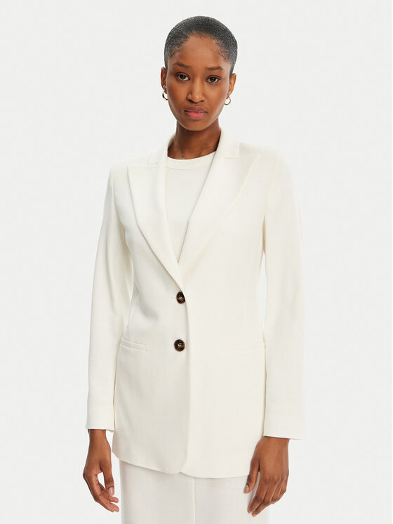 Marella Marella Sacou Katana 2515041111 Alb Regular Fit