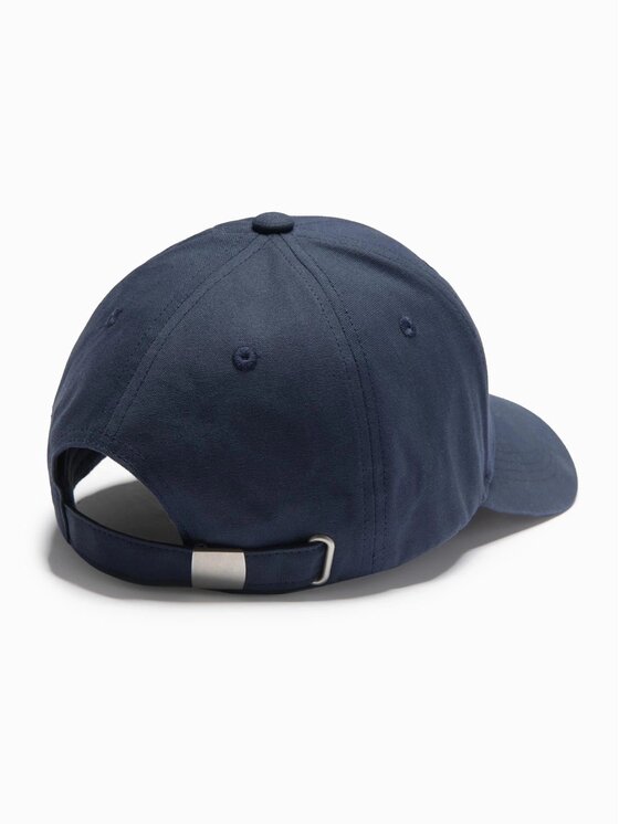 Ombre Ombre Czapka z daszkiem OM-ACCS-0100 Granatowy