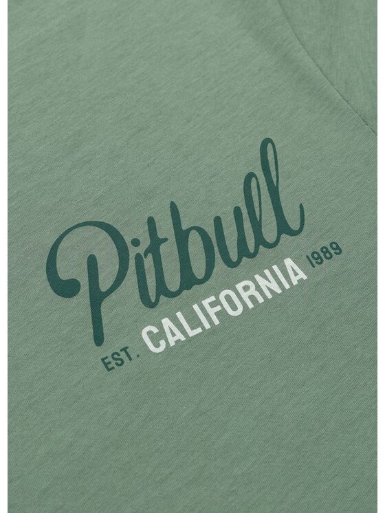 PITBULL PITBULL T-Shirt Koszulka męska SAN DIEGO BORN M Zielony Regular Fit