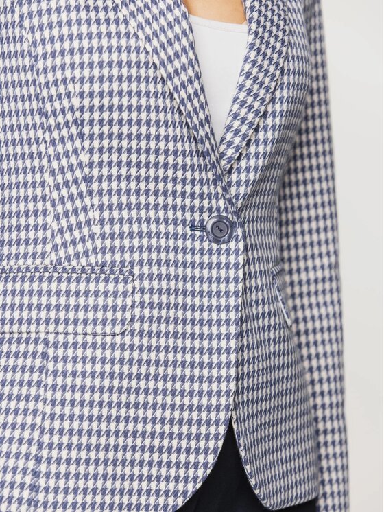 Willsoor Willsoor Marynarka 67868 Granatowy Slim Fit