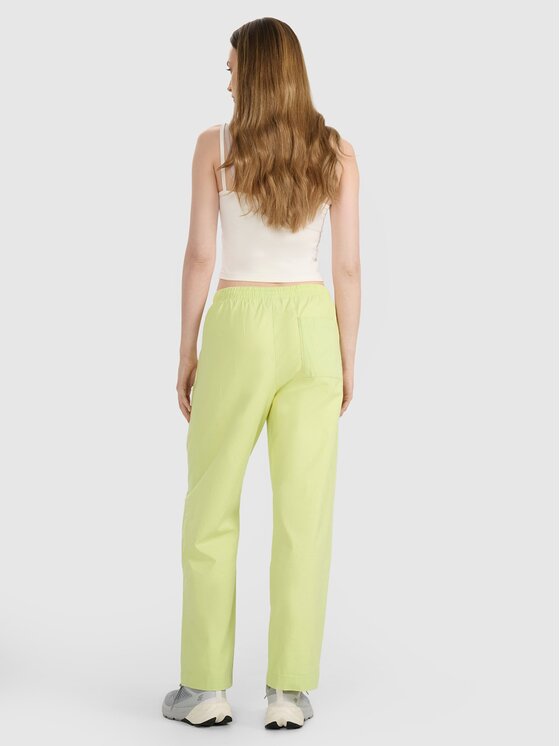 4F 4F Pantaloni di tessuto 4FRSS25TTROF1448-73S Giallo Relaxed Fit