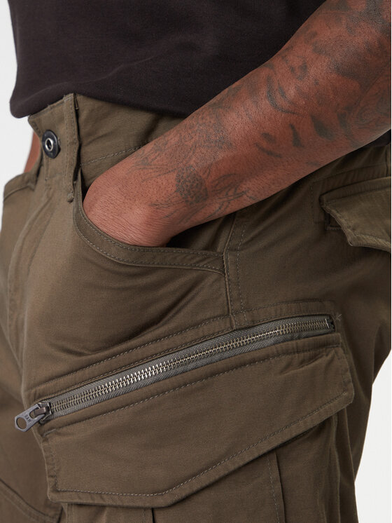 G-Star Raw G-Star Raw Текстилни панталони Rovic D02190 5126 1260 Каки Regular Fit
