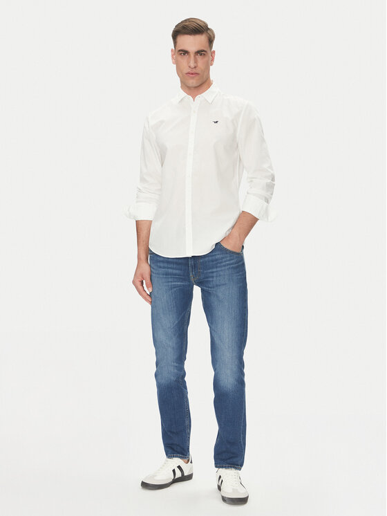 Mustang Mustang Cămașă Canton 1016238 Alb Slim Fit