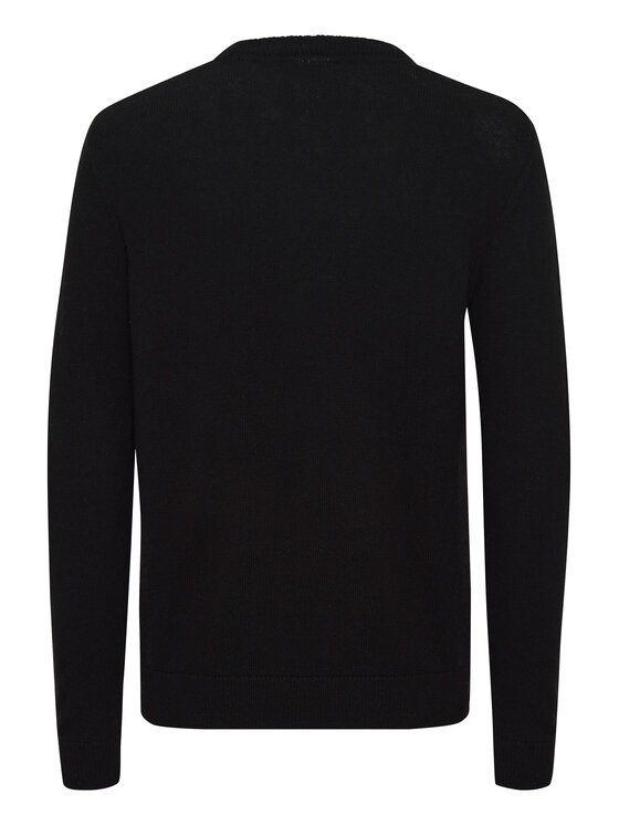 Solid Solid Sweter 21107341 Czarny Regular Fit