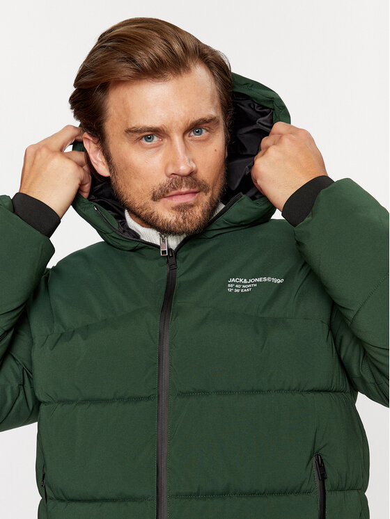 Jack&Jones Jack&Jones Žieminė striukė 12236065 Žalia Regular Fit