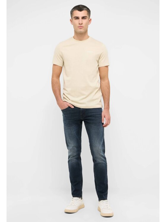 Mustang Mustang T-Shirt Style Austin Beżowy Regular Fit