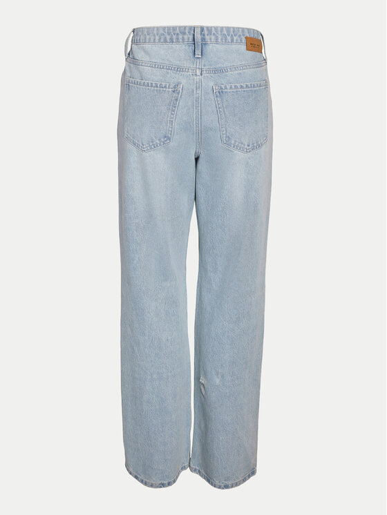 Noisy May Noisy May Jeans hlače Frilla 27030393 Modra Straight Fit