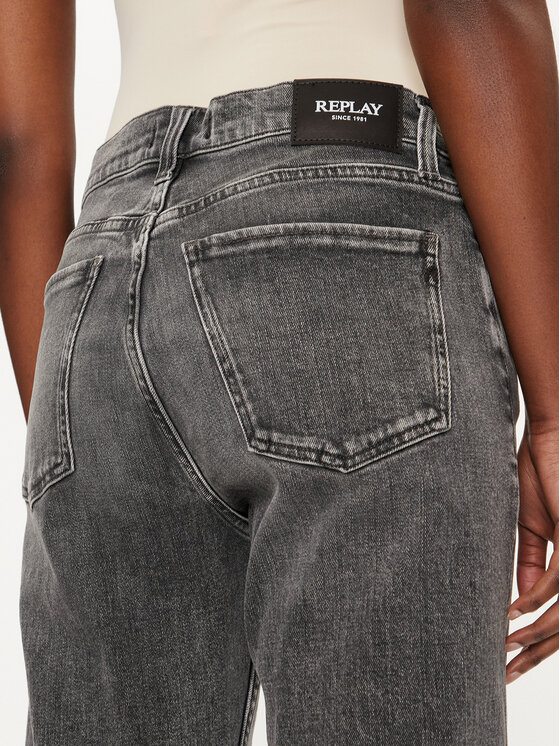 REPLAY Replay Jeansy WB461 .000.613 759 Szary Straight Fit