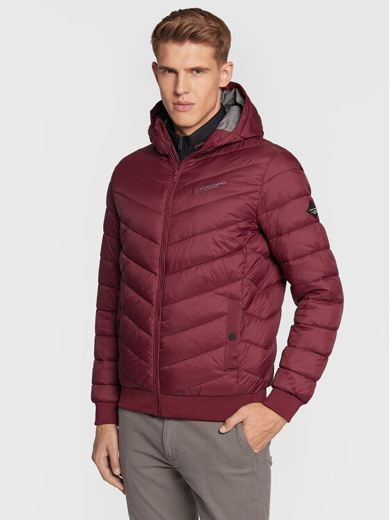 Volcano Puhovka J-Pharel M06089-W23 Bordo rdeča Regular Fit