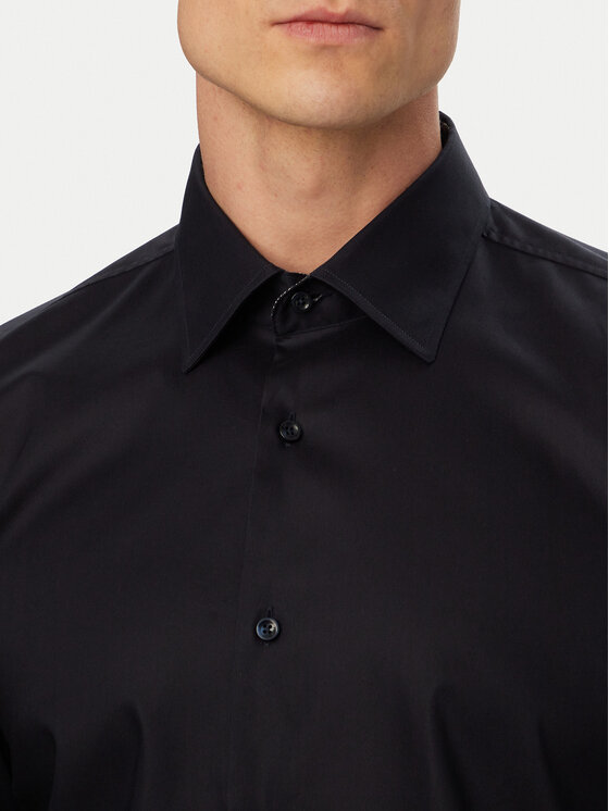 BOSS BOSS Marškiniai H-Hank 50560704 Tamsiai mėlyna Slim Fit