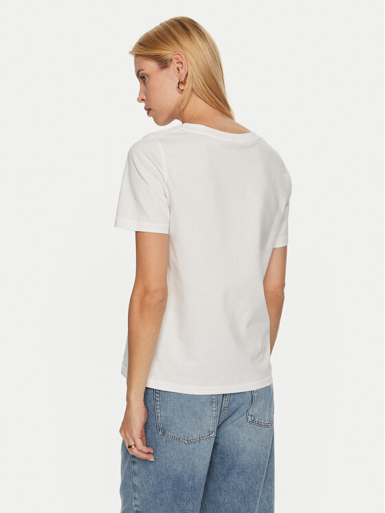 Tommy Hilfiger Tommy Hilfiger T-Shirt WW0WW44177 Λευκό Regular Fit