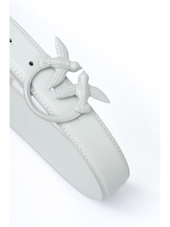 PINKO Pinko Pasek LOVE BERRY H3 BELT VIT.SETA BLOCK COLOR Niebieski