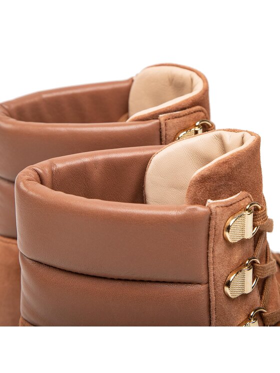 Stuart Weitzman Stuart Weitzman Trapery Noho Hiker Bootie SC739 Brązowy
