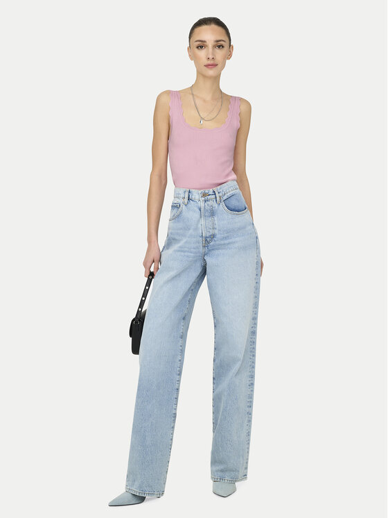 JDY JDY Топ Nanna 15290585 Чорний Slim Fit