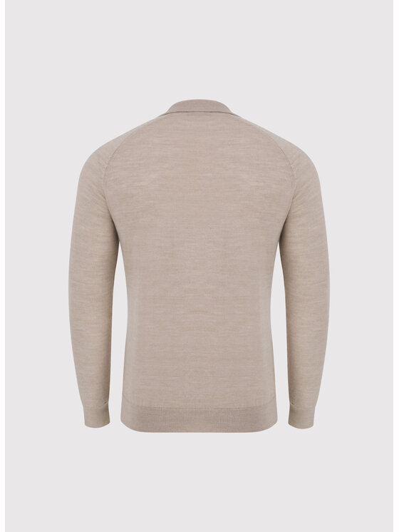Pako Lorente Pako Lorente Sweter P26WP-2X-001 Beżowy Straight Fit
