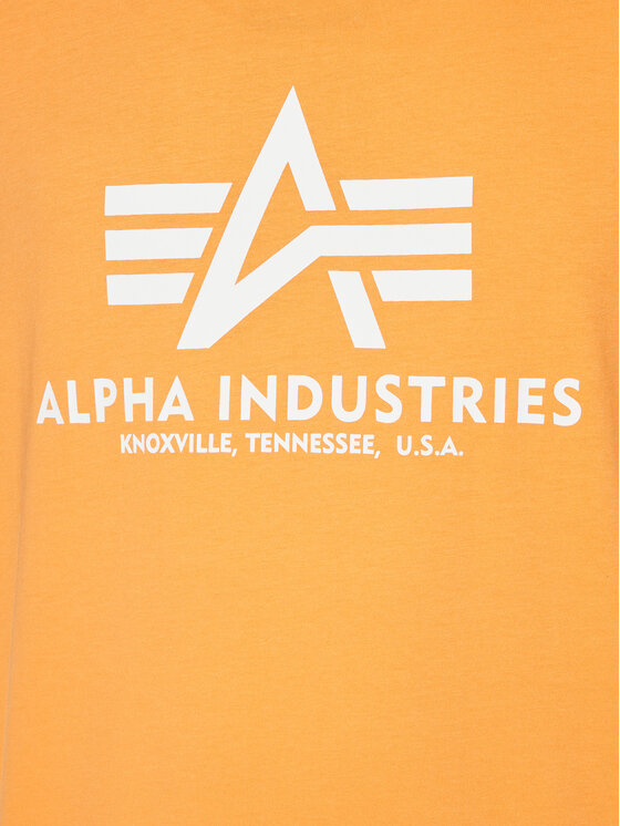 Alpha Industries Alpha Industries T-Shirt Basic 100501 Oranžová Regular Fit