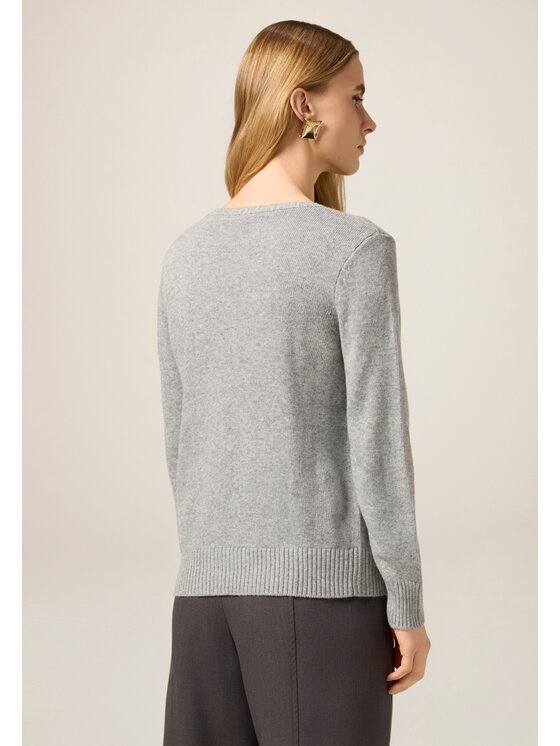 Oltre Oltre Maglione M017J005319N013 Grigio Regular Fit