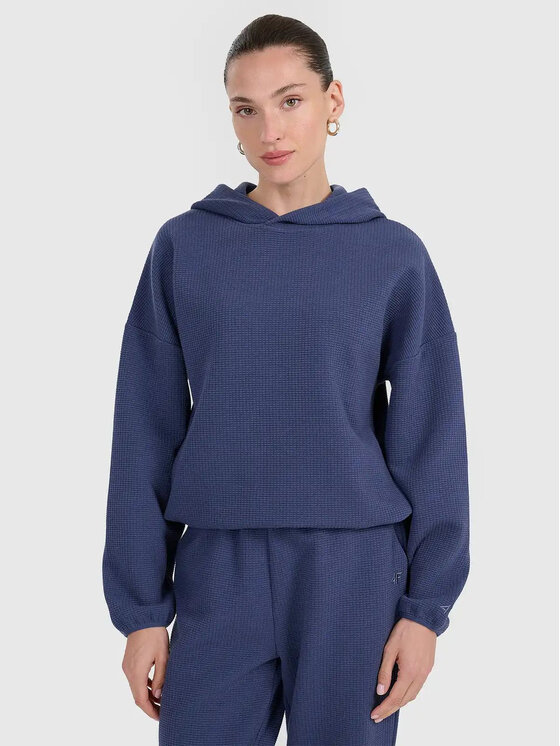 4F 4F Bluza 4FWAW25TSWSF1847 Niebieski Active Fit