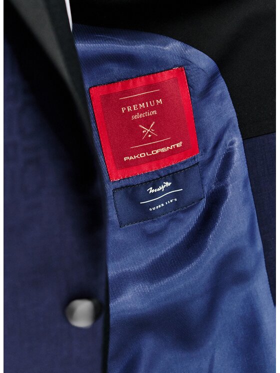 Pako Lorente Pako Lorente Marynarka P26SP-3S-003 Granatowy Slim Fit