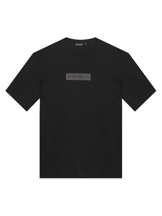 Napapijri Napapijri T-Shirt S-New Box Logo NP0A4IFY Černá Loose Fit