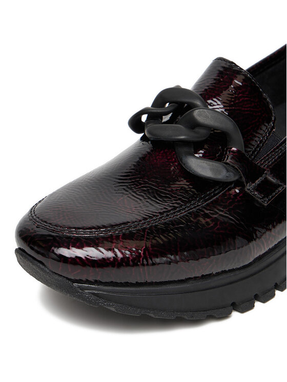 Rieker Rieker Nizki čevlji 49051-35 Bordo rdeča