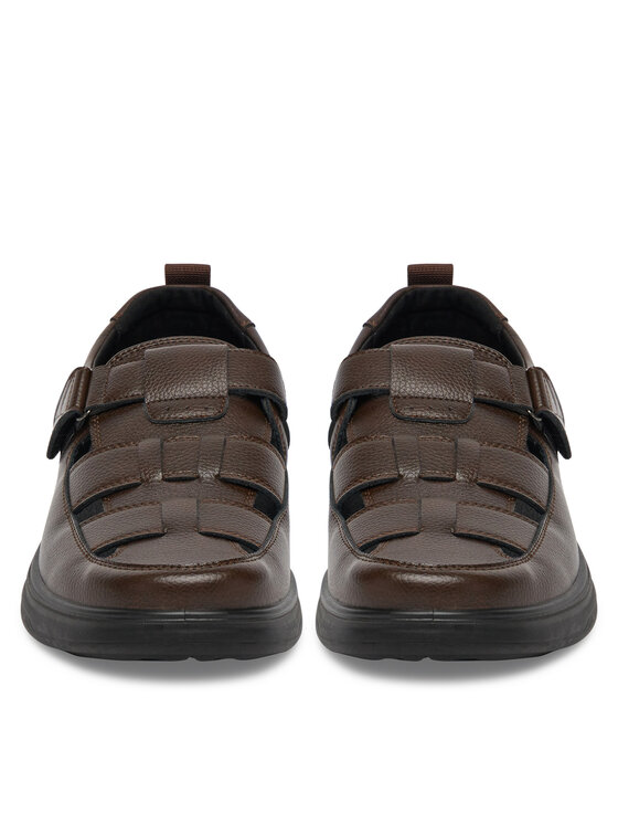 Lanetti Lanetti Sandály MSS20518-03 Hnědá