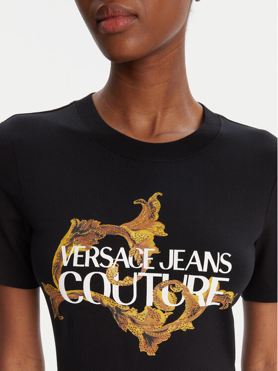 Versace Jeans Couture Versace Jeans Couture Rochie de zi 79HAOE06 CJ02E Negru Regular Fit