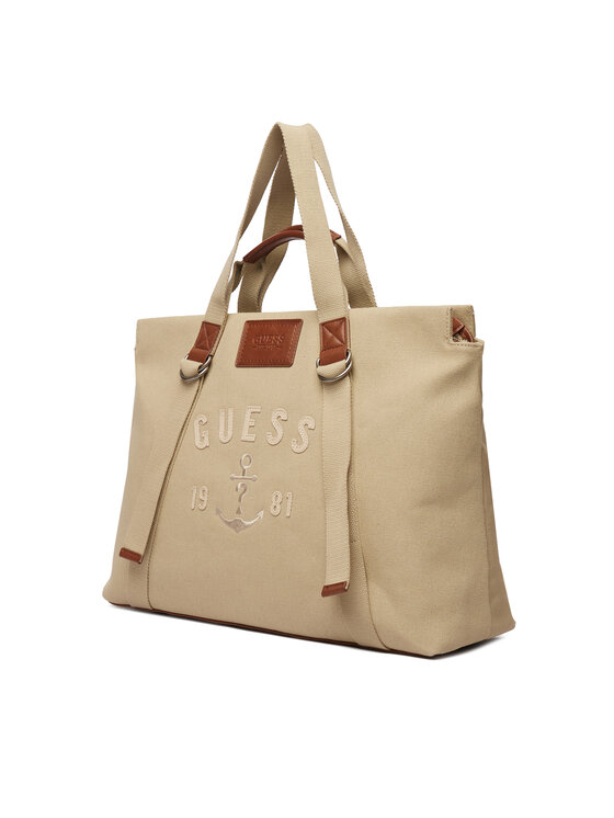 Guess Guess Geantă de weekend HMOSCM P6246 Bej deschis