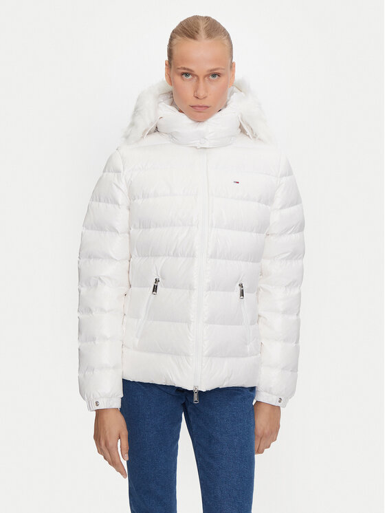 Tommy Jeans Tommy Jeans Pernata jakna DW0DW19926 Bijela Regular Fit