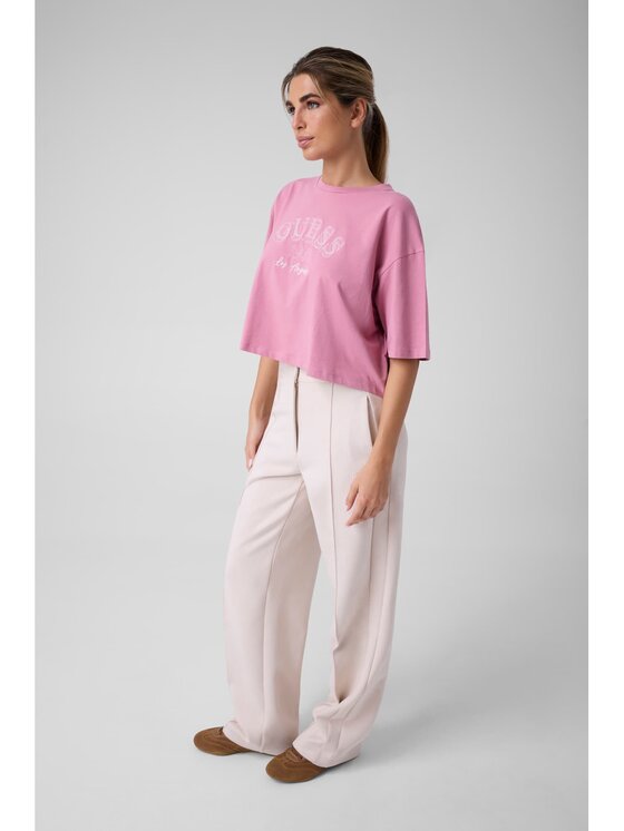 Guess Guess T-Shirt 184911 Różowy Classic Fit