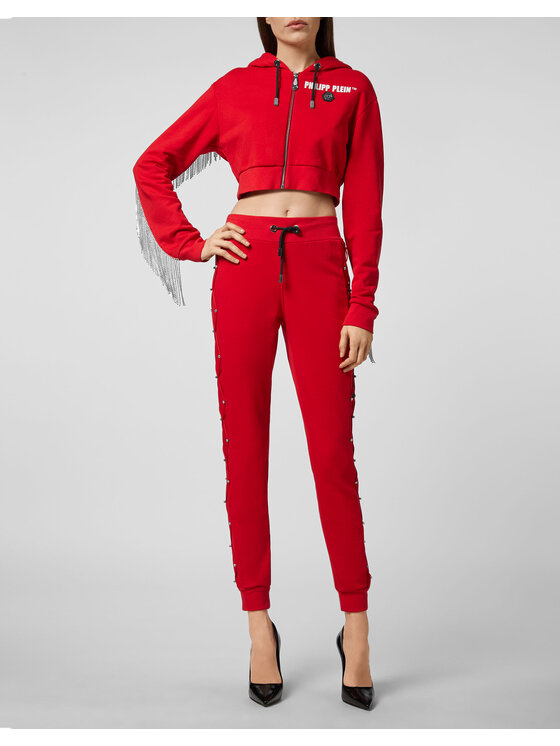 PHILIPP PLEIN PHILIPP PLEIN Bluza 30224 Czerwony Regular Fit