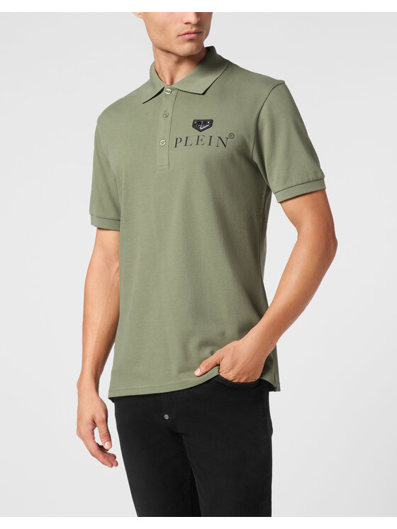 PHILIPP PLEIN PHILIPP PLEIN Polo 9553 Verde Slim Fit