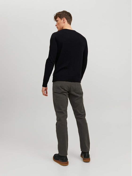 Jack&Jones Jack&Jones Πουλόβερ Emil 12208364 Μαύρο Regular Fit