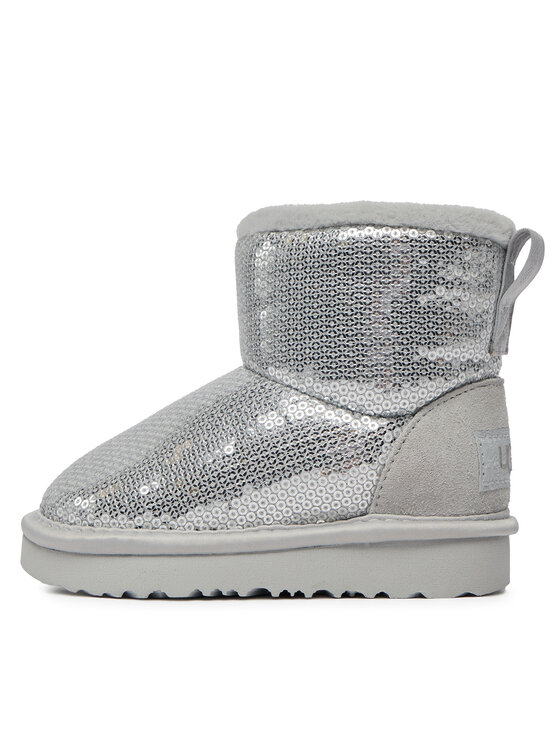 Ugg Ugg Sněhule T Classic Mini Mirror Ball 1143708T Stříbrná