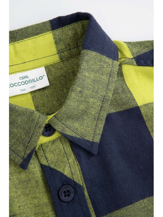 Coccodrillo Coccodrillo Košeľa ZC5136101SBJ-012 Zelená Regular Fit