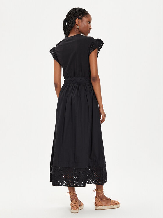 United Colors Of Benetton United Colors Of Benetton Rochie de vară 49HSDV095 Negru Regular Fit
